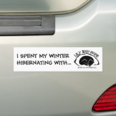 Bumpersticker - Slaapstand met Lily (Op auto)