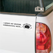 Bumpersticker - Slaapstand met Lily (Op Truck)