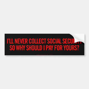 Bumpersticker sociale zekerheid