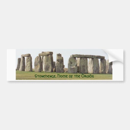 Bumpersticker - Stonehenge, Stonehenge, Startpunt (Voorkant)