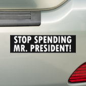 Bumpersticker stoppen met spuiten (Op auto)