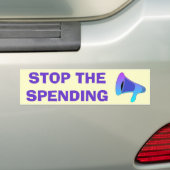 Bumpersticker stoppen met spuiten (Op auto)