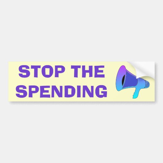 Bumpersticker stoppen met spuiten (Voorkant)