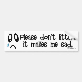 Bumpersticker strooisel