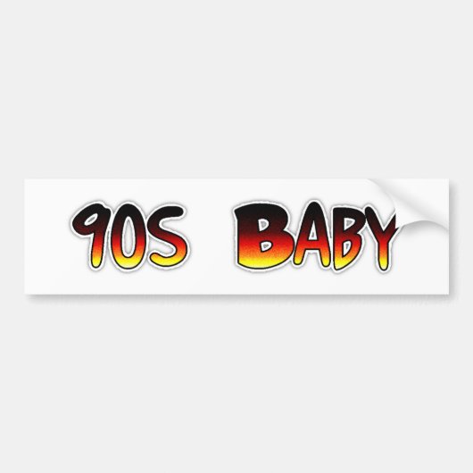 bumpersticker te koop. (Voorkant)