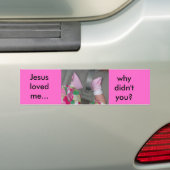 Bumpersticker tegen abortus (Op auto)