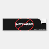 Bumpersticker tegen infowars (Voorkant)