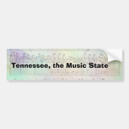 Bumpersticker Tennessee de muziekstaat