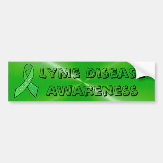 Bumpersticker ter bestrijding van de ziekte van Ly (Voorkant)