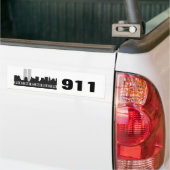 Bumpersticker Ter Herinnering Aan 11 September (Op Truck)