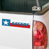 Bumpersticker Texas Lone Star State Flag Secede (Op Truck)
