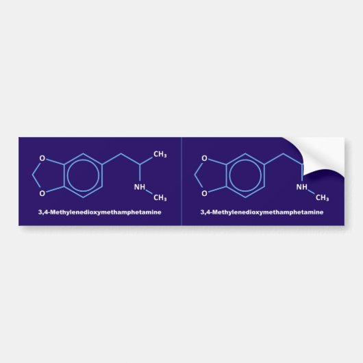 Bumpersticker - The Love Molecule (Voorkant)