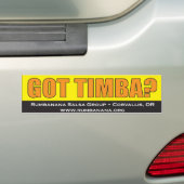 bumpersticker-Timba Bumpersticker (Op auto)