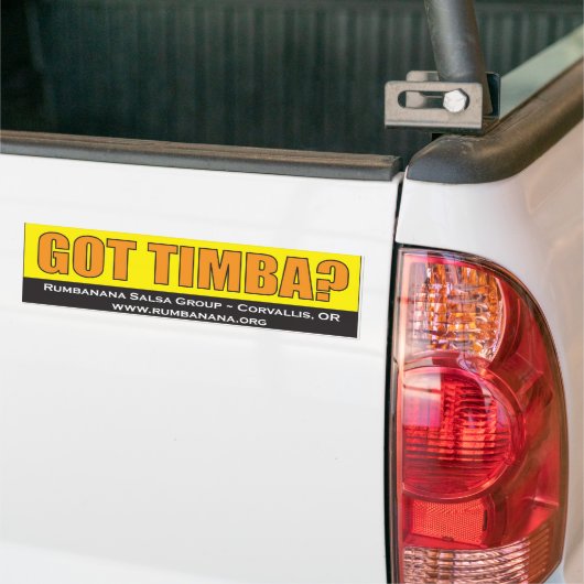 bumpersticker-Timba Bumpersticker (Op Truck)