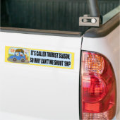 Bumpersticker Toeristisch seizoen (Op Truck)