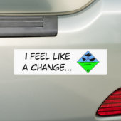 Bumpersticker transformatie (Op auto)