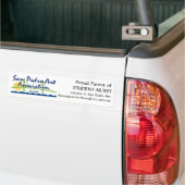 Bumpersticker - trotse ouder (Op Truck)