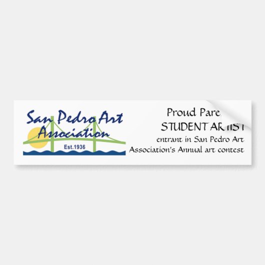 Bumpersticker - trotse ouder (Voorkant)