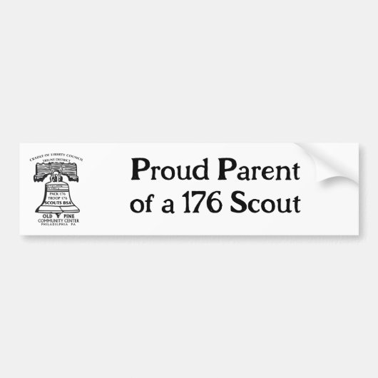 Bumpersticker - Trotse Ouder (Voorkant)