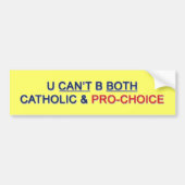 Bumpersticker - U kunt geen B (Voorkant)