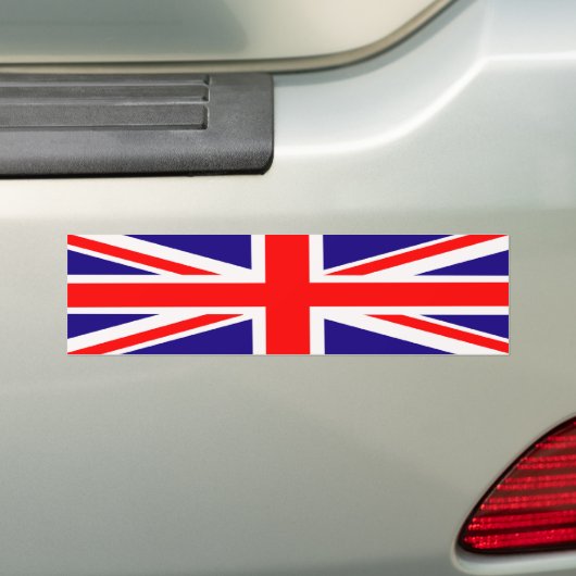 Bumpersticker Union Jack (Op auto)