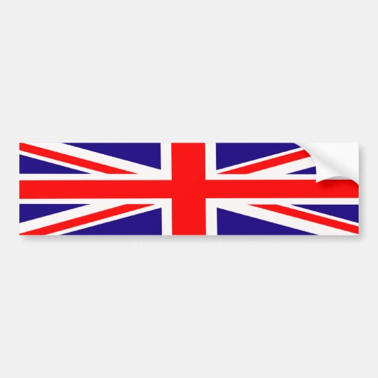 Bumpersticker Union Jack (Voorkant)