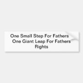 Bumpersticker vaderschapsrechten (Voorkant)