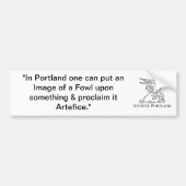 Bumpersticker van Ancient Portland (Voorkant)