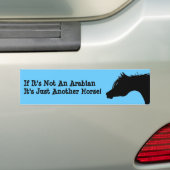 Bumpersticker van Arabian Horse (Op auto)