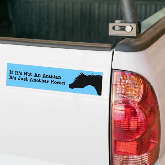 Bumpersticker van Arabian Horse (Op Truck)