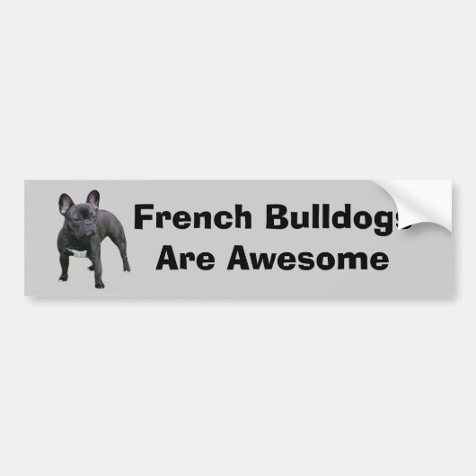 Bumpersticker van Bulldog (Voorkant)