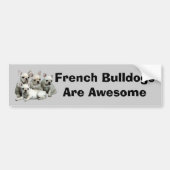 Bumpersticker van Bulldog (Voorkant)