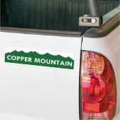 Bumpersticker van Copper Mountain Colorado (Op Truck)