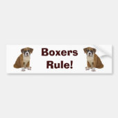 Bumpersticker van de Boxers-regel (Voorkant)