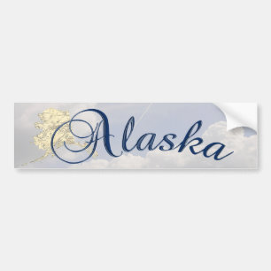 Bumpersticker van de deelstaat Alaska