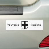 Bumpersticker van de Duitse Ridders (Op auto)