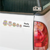 Bumpersticker van de familie Owlushka (Op Truck)