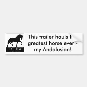 Bumpersticker van de grootste paarden