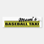 Bumpersticker van de honkbal Taxi (Voorkant)