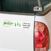 Bumpersticker van de Kanoe (Op Truck)