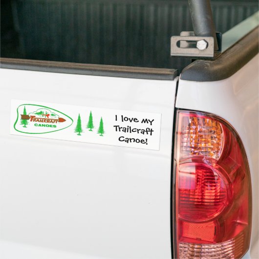 Bumpersticker van de Kanoe (Op Truck)