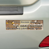 BUMPERSTICKER van de legeroveraars (Op auto)