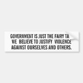 Bumpersticker van de regering van Fairytale (Voorkant)