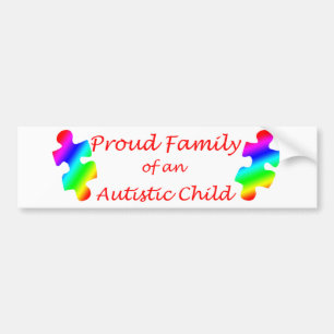 Bumpersticker van de rode familie
