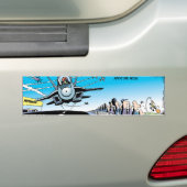 Bumpersticker van de Swamp Aviation Week (Op auto)