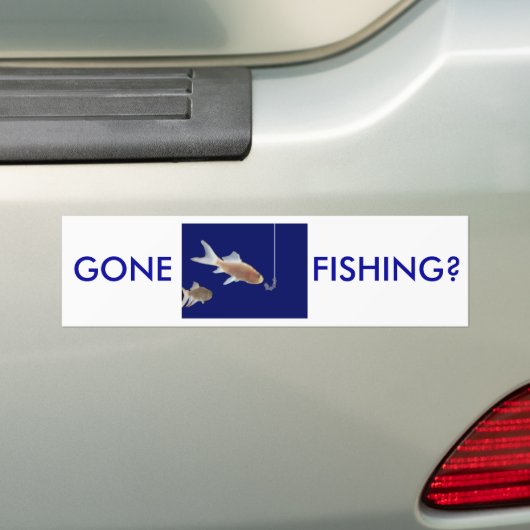 Bumpersticker van de vissers (Op auto)
