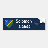 Bumpersticker van de vlag van de Salomonseilanden (Voorkant)