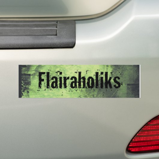 Bumpersticker van Flairaholiks (Op auto)
