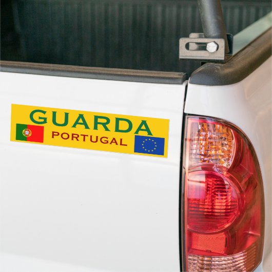 Bumpersticker van Guarda (Portugal) (Op Truck)