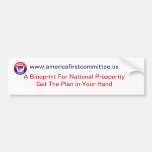 Bumpersticker van het America First Committee